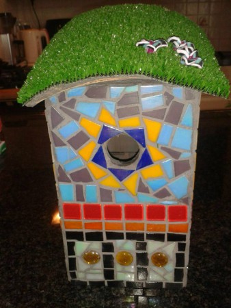 Vogelhuisje voor een 40 jarige bruiloft